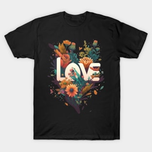 Love in Floral 3 T-Shirt